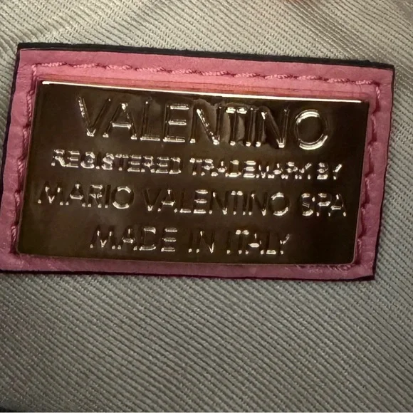 Valentino by Mario Vibrant Pink Crossbody Bag with Tassel - Picture 8 of 14